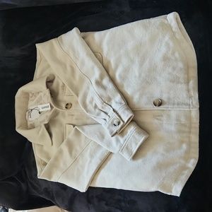 Ladies cream Jacket. Size L. Garage